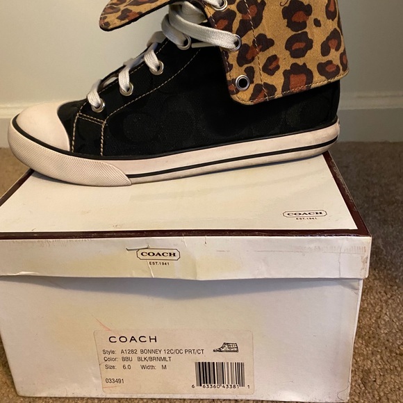 Coach Cheetah Sneakers - Picture 1 of 3